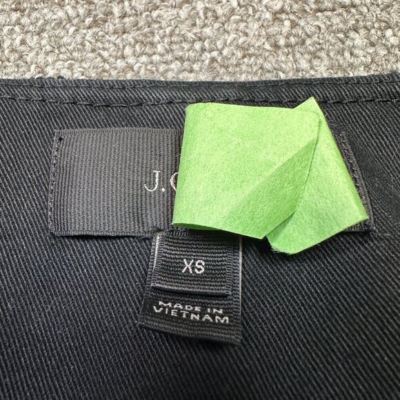 J. Crew Double Breasted Boiled Wool Black Cropped Boxy Jacket Size X-Small - Picture 2 of 7